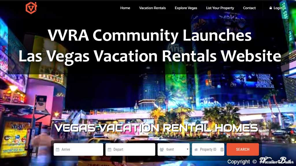 VVRA Las Vegas Vacation Rentals Website