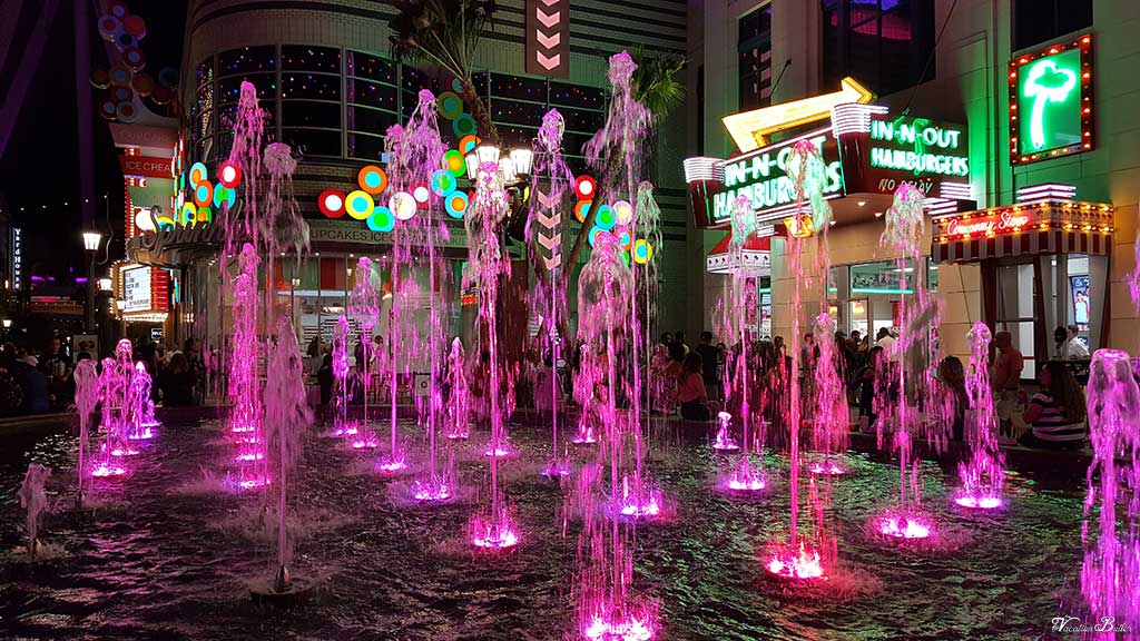 Fountains at The LINQ